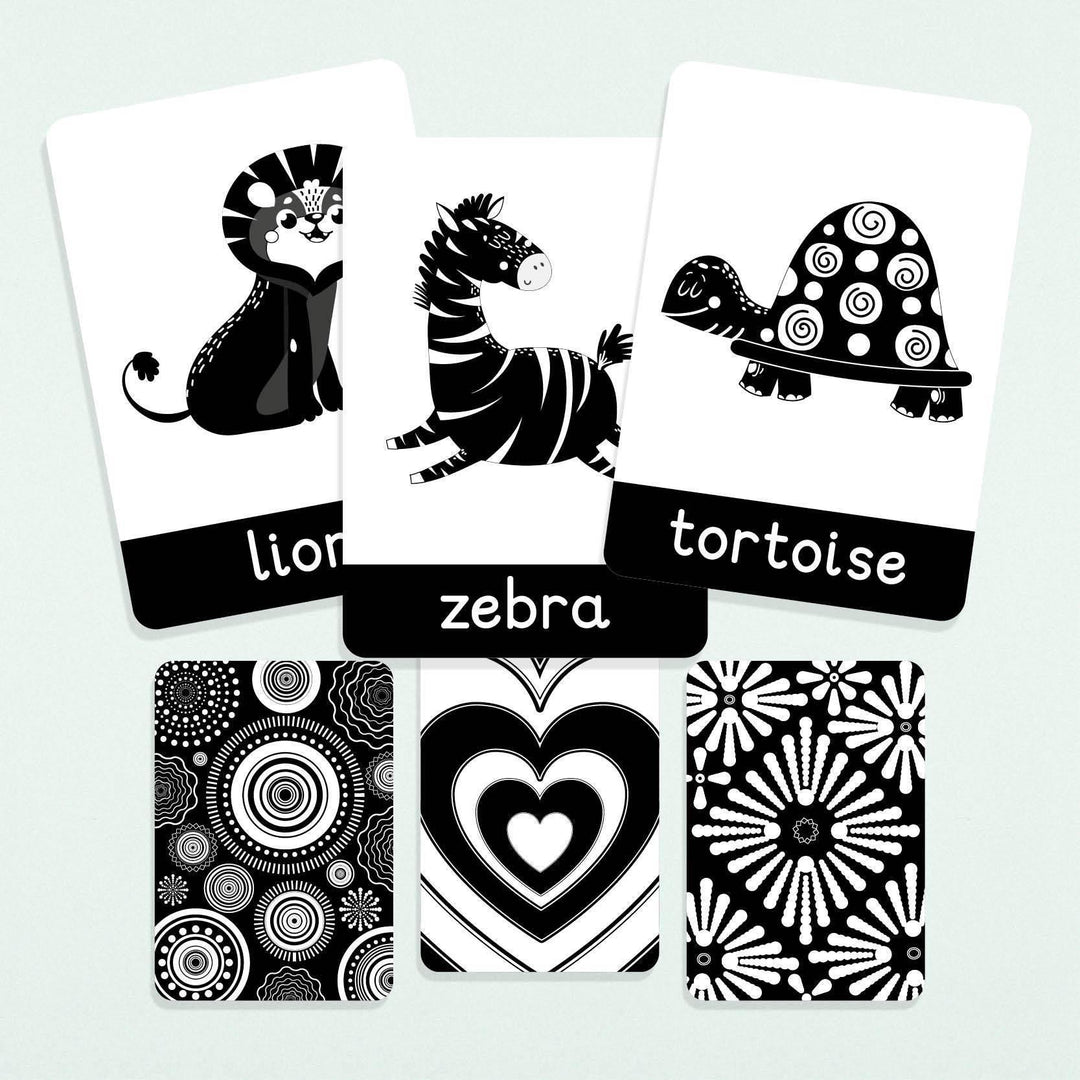 Flash cards Baby Flashcards Sensory Stimulation - High contrast My Little Learner