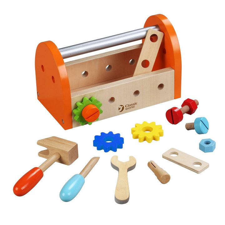 Play First Carpentry Toolbox by Classic World Classic World Toddler Carpentry toolbox
