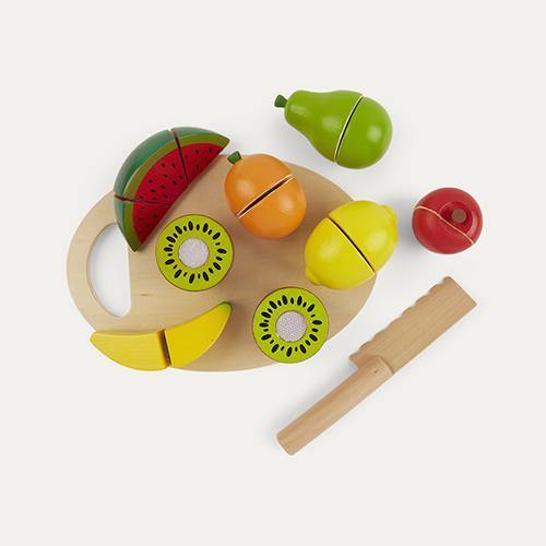 Children's wooden cutting fruit role play toy from classic world.