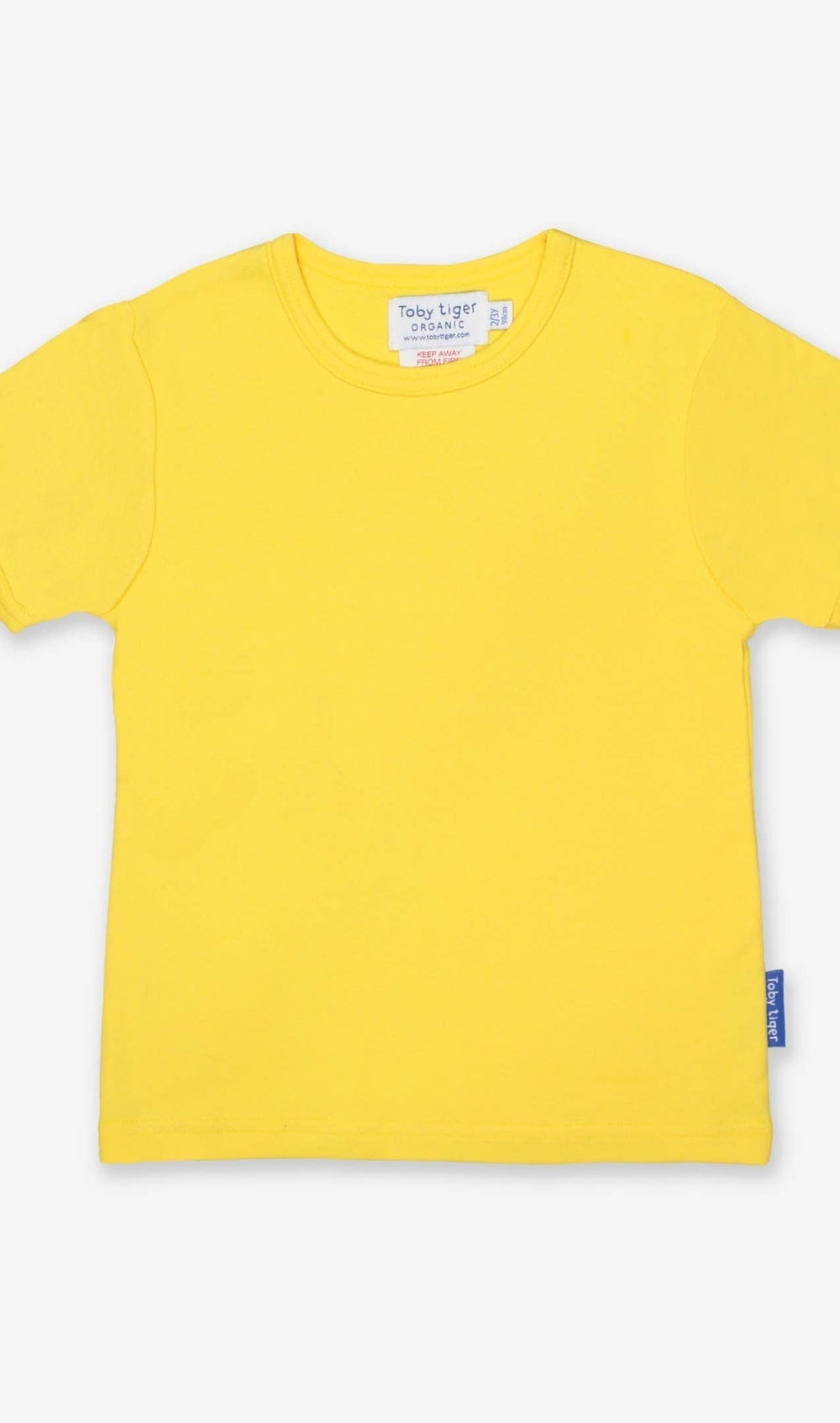 T shirt Organic Yellow Basic T-Shirt Toby tiger